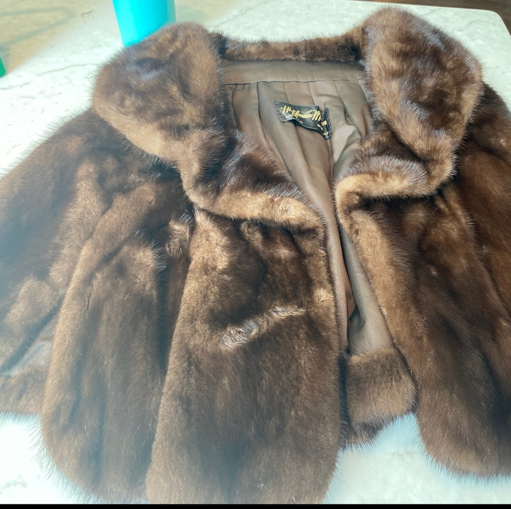 Vintage Mink Shawl